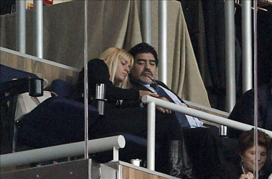 Diego Maradona se separa de su novia Rocío Oliva