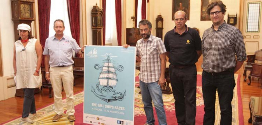 Más de treinta veleros recalarán en A Coruña con la Tall Ships Race