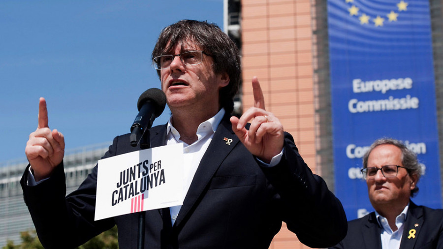 La Eurocámara impide entrar a Comín y Puigdemont hasta que tengan su acta