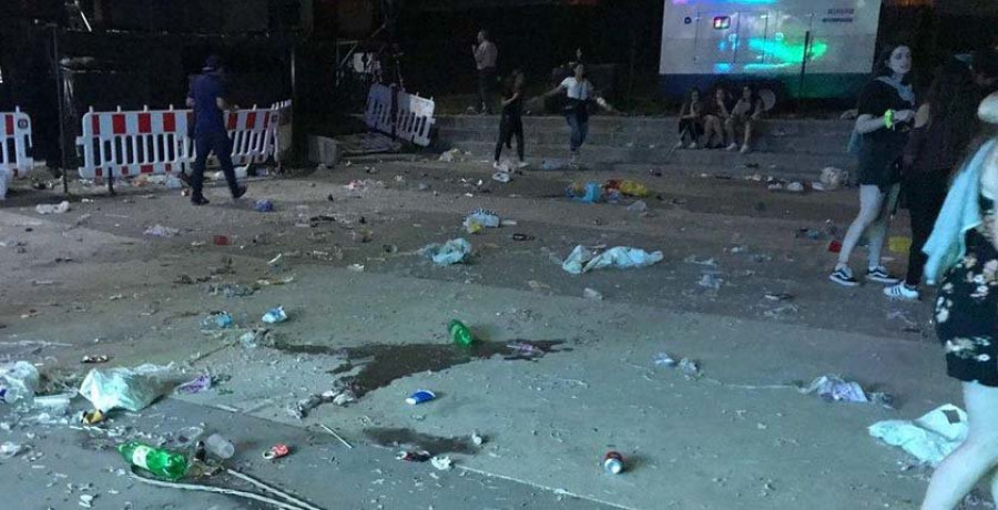 Oleiros adoptará medidas para evitar más actos vandálicos en las verbenas
