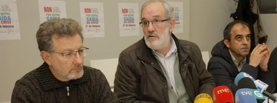 Los sindicatos convocan una movilización el día 27 en Galicia por las políticas a favor del empleo