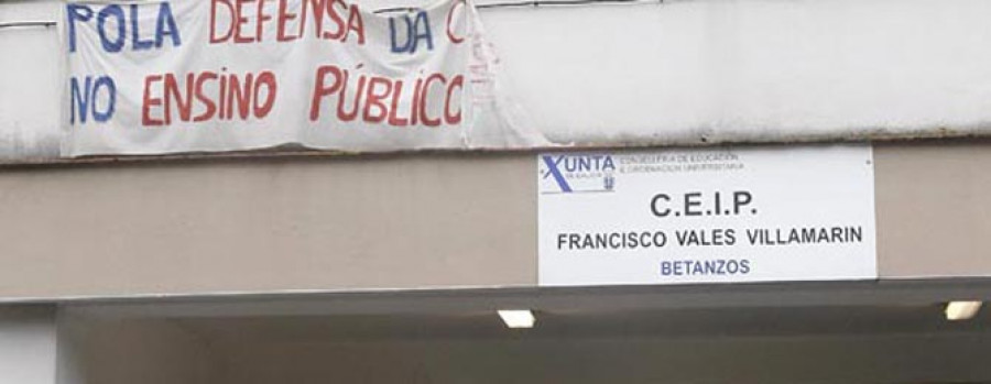 BETANZOS - El Vales Villamarín exige una hoja de ruta con los plazos del nuevo colegio