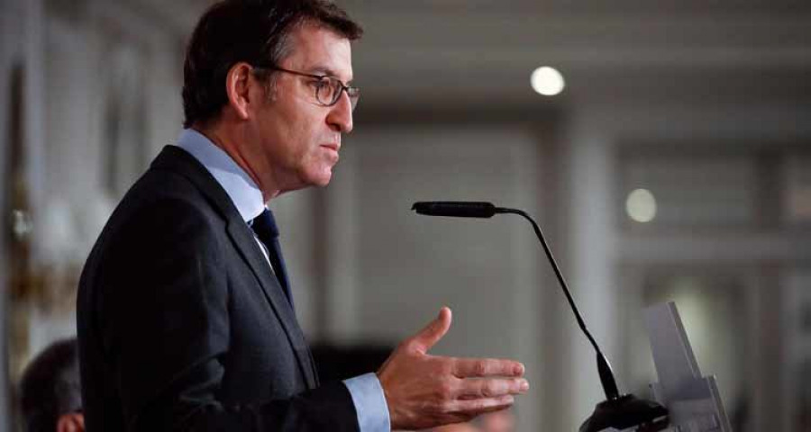 Feijóo cree que es una “perdida de tiempo” el hablar 
de la sucesión 
de Rajoy