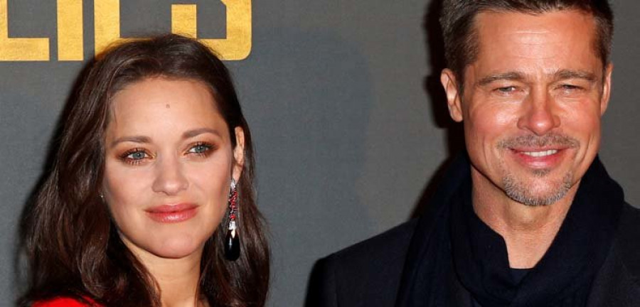 Brad Pitt y Marion Cotillard presentan juntos en Madrid 
la película “Aliados”