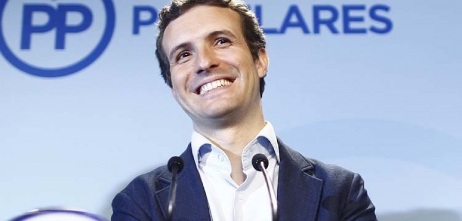 Casado considera que su partido podrá pactar los presupuestos con los socialistas y el PNV