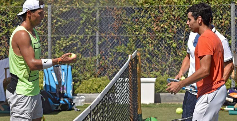 Nadal y Munar siguen con su preparación