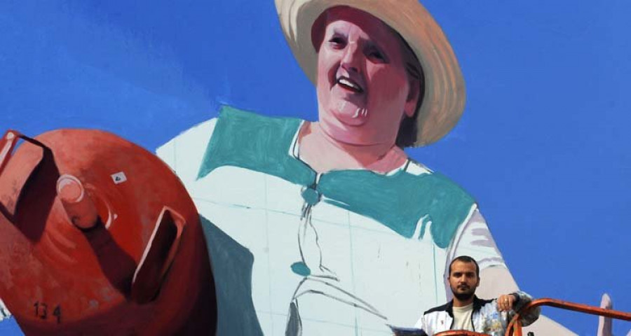 Reportaje | El arte sale a la calle en Cambre de la mano del Cromático Mural Fest