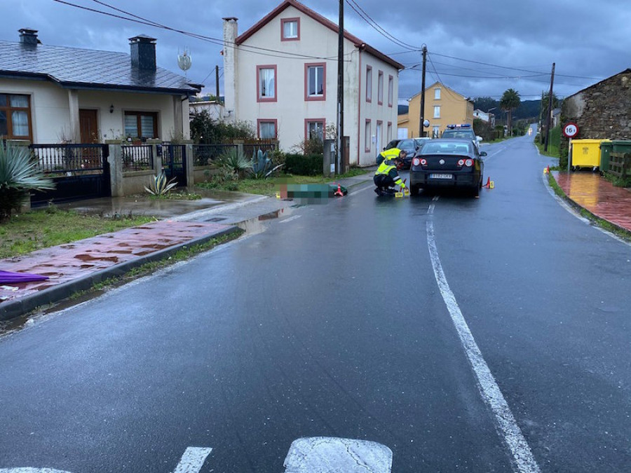 Fallece una mujer en un accidente en Ortigueira