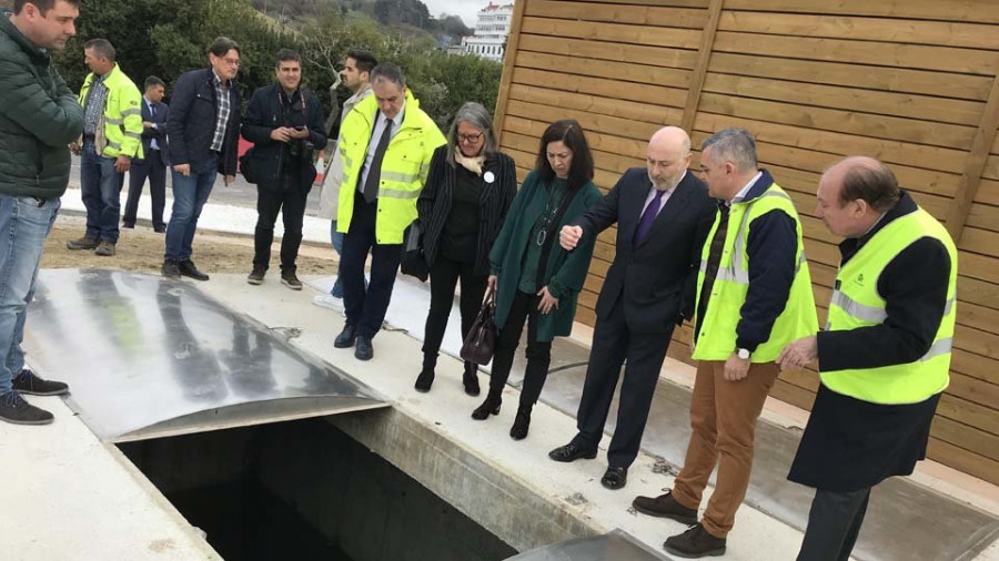 Losada prevé que la obra de A Ribeira esté acabada antes de Semana Santa