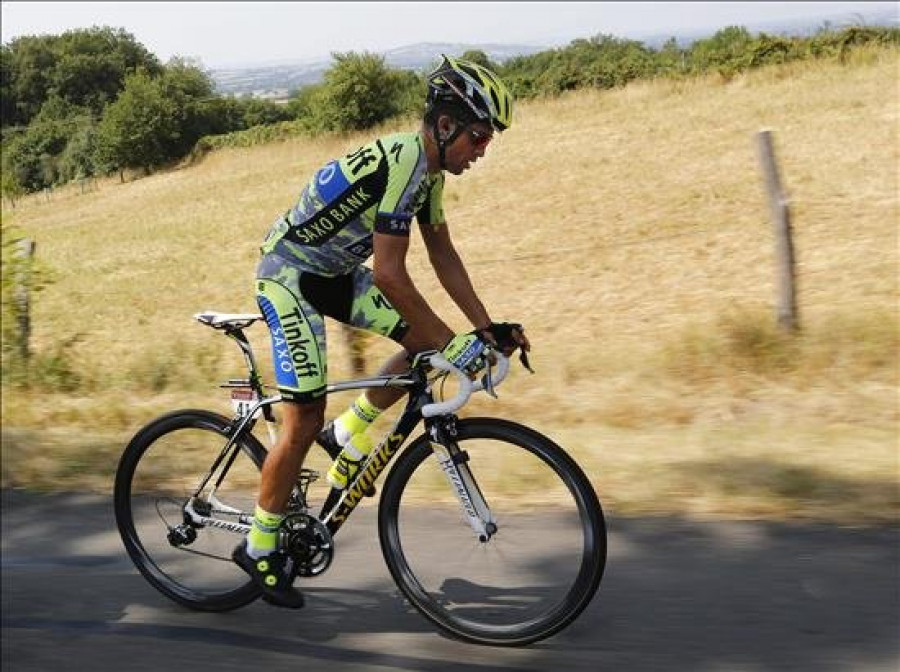 Contador asegura que no se conforma con el podio porque siempre quiere ganar