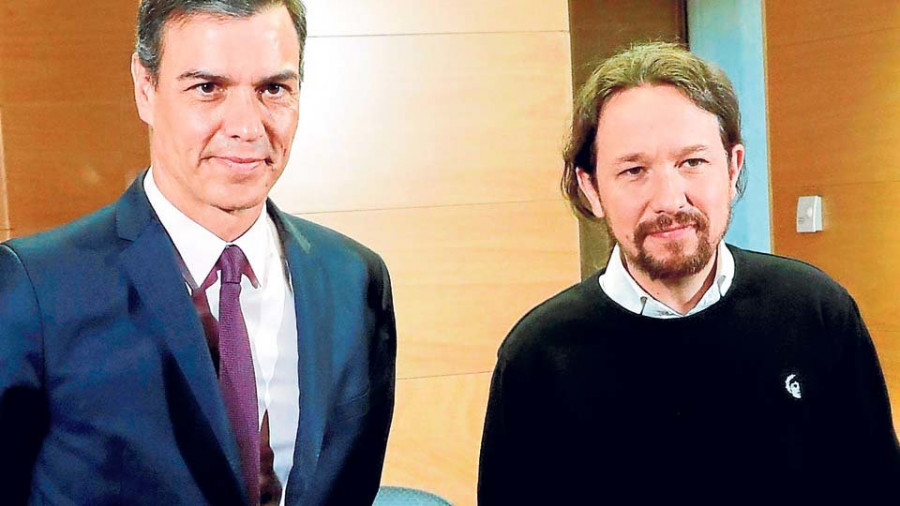 Sánchez e Iglesias se reúnen pero 
siguen sin avances para formar Gobierno