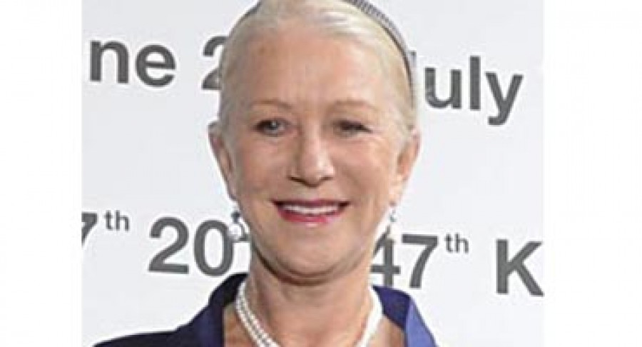A Helen Mirren le gusta interpretar  a heroínas casi desconocidas