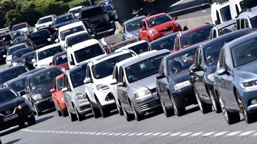 Puntos conflictivos en A Coruña durante la operación retorno verano 2019