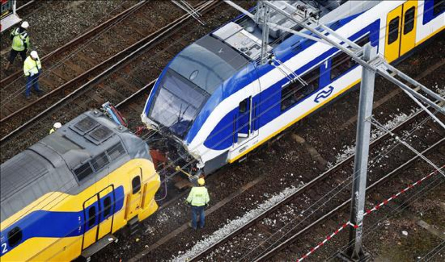 Uno de los trenes accidentados en Amsterdam pudo saltarse un semáforo en rojo