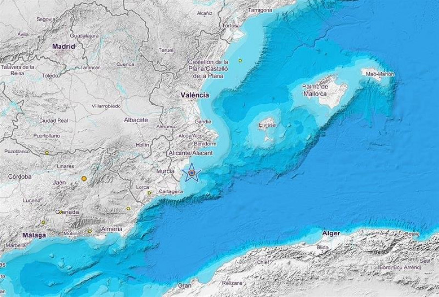 Un terremoto de 4 grados se siente en distintos municipios de Alicante