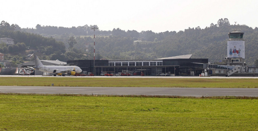 El aeropuerto de Alvedro cerró el mes de julio sin ningún vuelo desviado