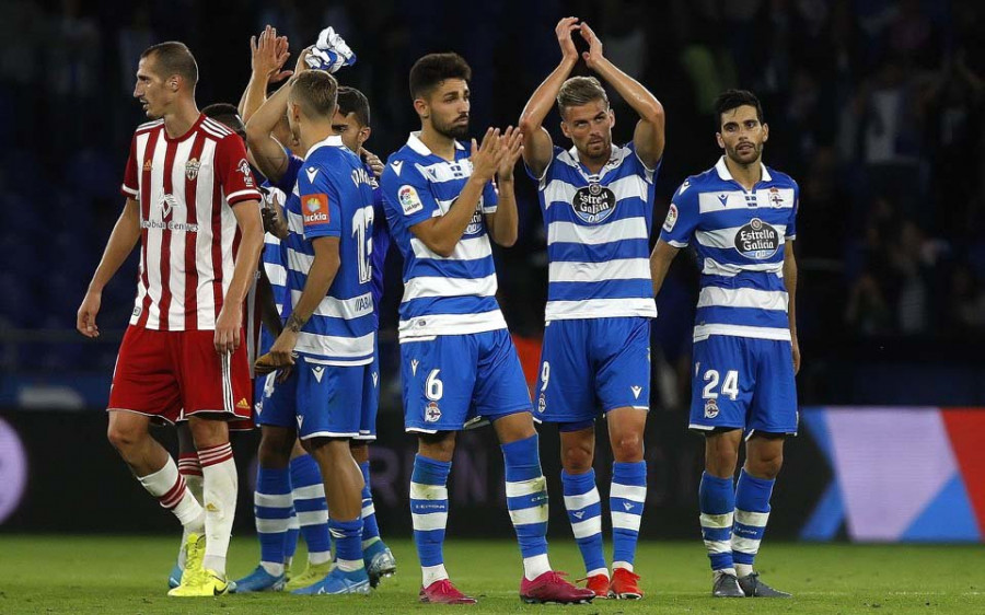 Resumen Deportivo-Almería: mejores jugadas