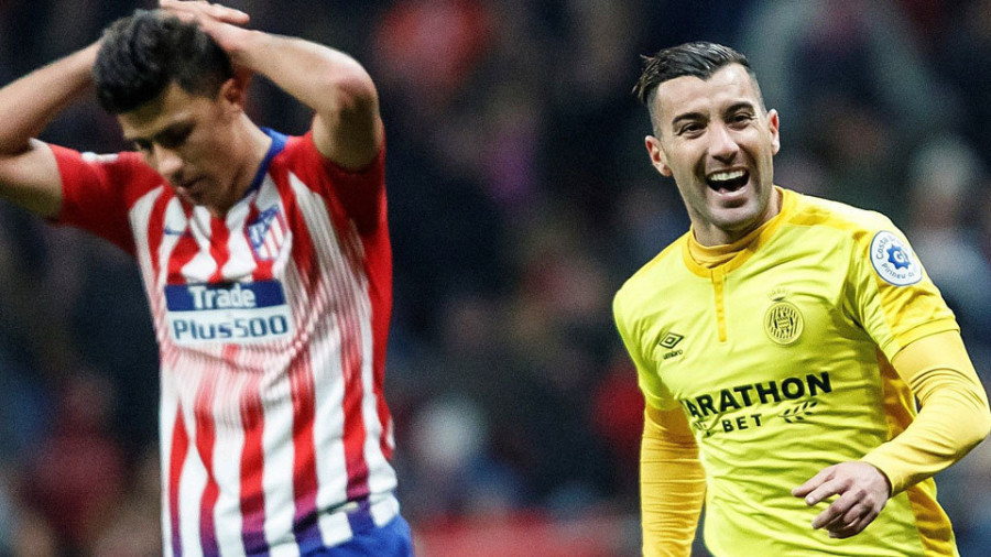 Golpetazo del Girona al Atlético en el Wanda Metropolitano