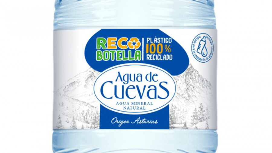 Agua de Cuevas presenta su primer formato con un envase  100% reciclado