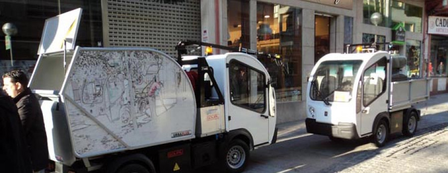 Arteixo alquila tres camiones eléctricos para limpiar las calles por 50.000 euros anuales