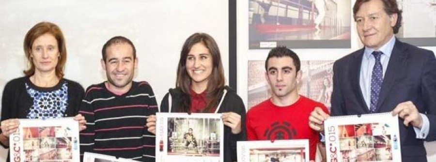 Coca-Cola presume de campeones gallegos en su calendario 2015