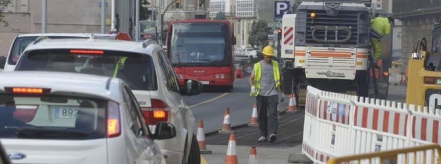 Las obras redujeron la velocidad media en la ciudad en 10 kilómetros por hora