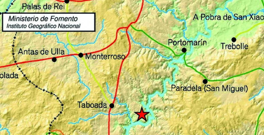 Un seísmo de 3,5 grados en Taboada se deja sentir en toda la comunidad