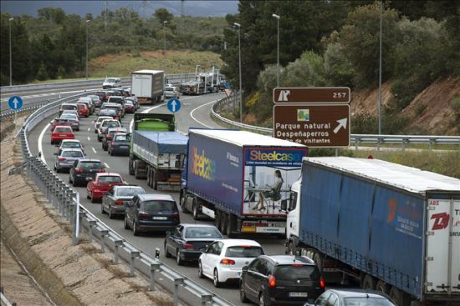 Ocho personas mueren en las carreteras españolas durante el fin de semana