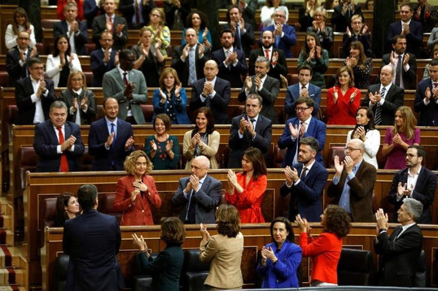 Meritxell Batet y Pilar Llop, presidentas del Congreso y el Senado