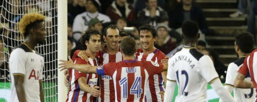 Oblak y Godín dan la victoria al cuadro rojiblanco ante el Tottenham