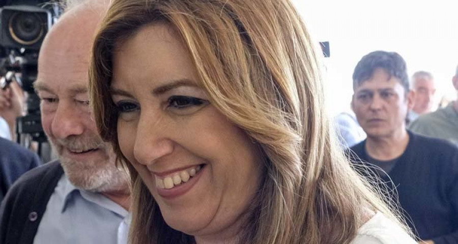 Susana Díaz insiste en que si es secretaria general pedirá a Sánchez y López que la ayuden a "hacer más grande" el PSOE