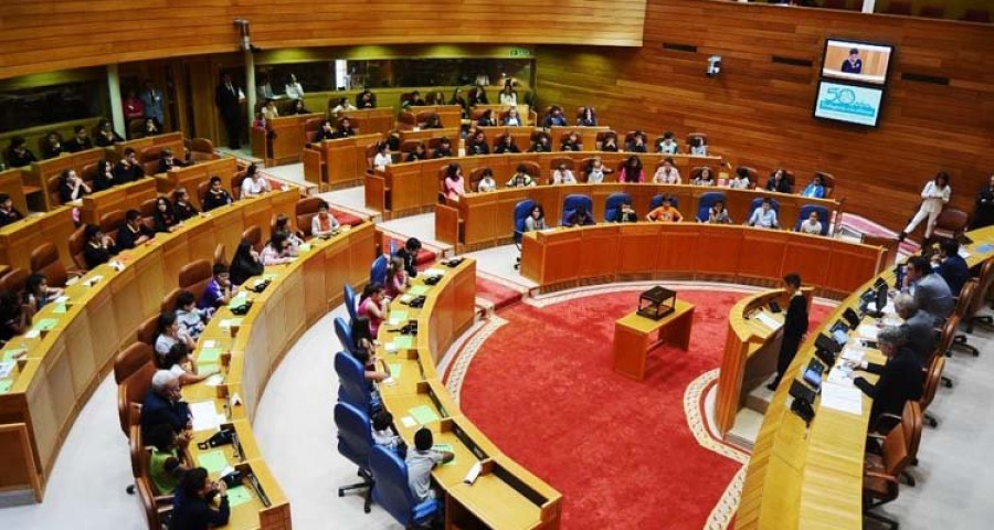 Ochenta niños se convierten en diputados del Parlamento por un día