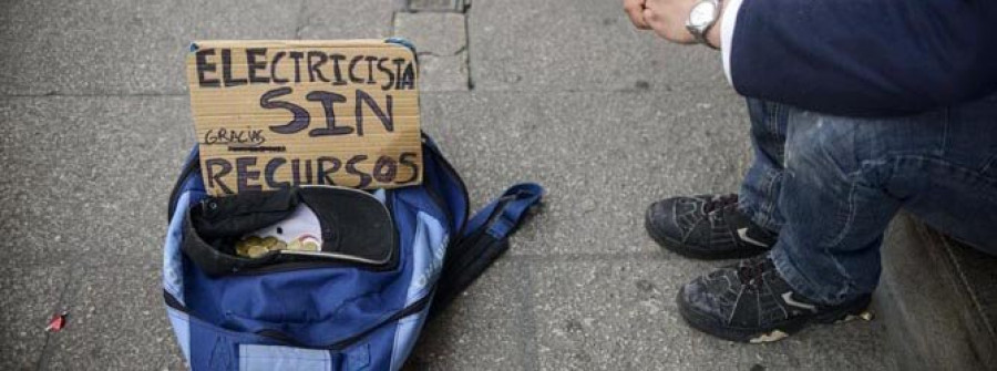 Casi dos de cada diez gallegos vive  por debajo del umbral de la pobreza