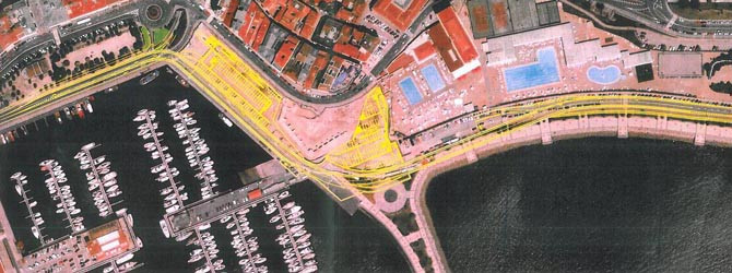 El BNG afirma que el acceso al párking de O Parrote invade el jardín de La Marina