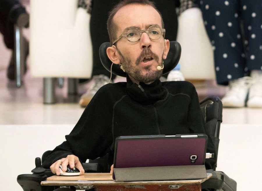 Pablo Echenique será el primer portavoz del Congreso con discapacidad