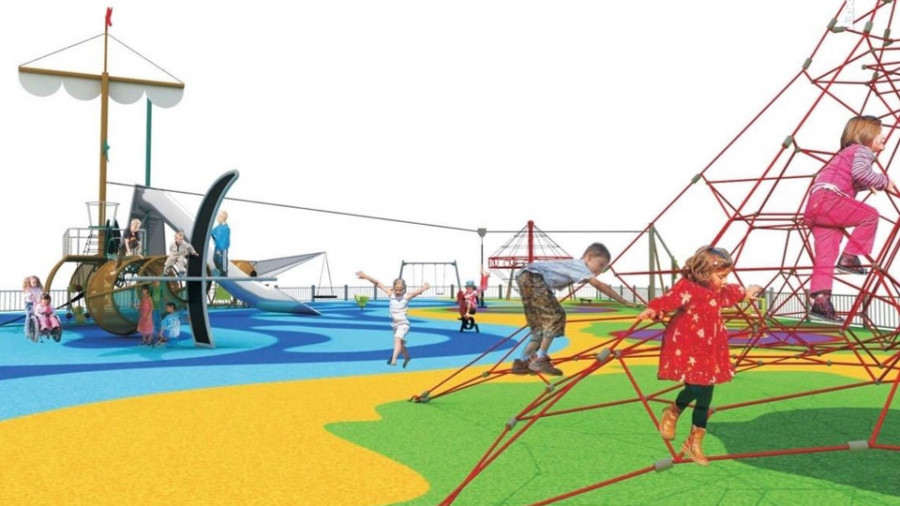Sada pretende 
que la nueva área infantil del paseo marítimo esté activa 
en la primavera