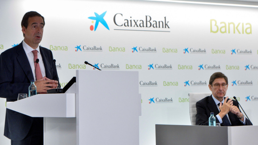 CaixaBank culminará la fusión con Bankia en 2021 y el Estado tendrá un 16%