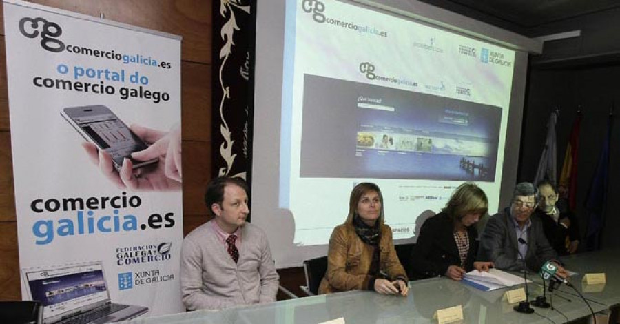 La Xunta presenta en el Liceo un portal para activar la venta  on line del comercio gallego