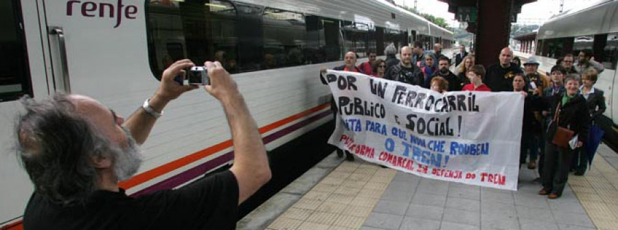 El BNG reclama un tren de proximidad que conecte la comarca con A Coruña