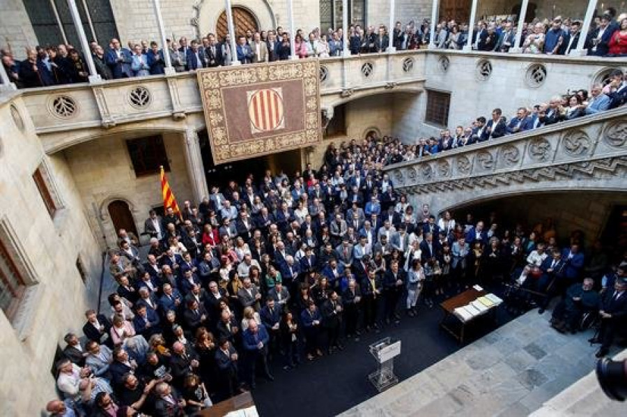 Torra: "Ejercer el derecho a la autodeterminación ya no tiene retorno"