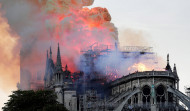 El incendio de Notre Dame conmociona al mundo