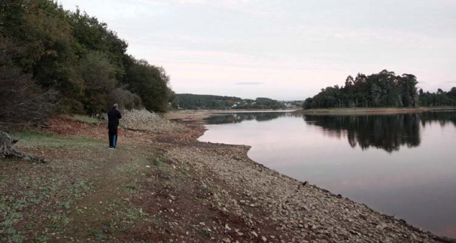 La lluvia no evita que la capacidad del embalse de Cecebre baje al 39,5%