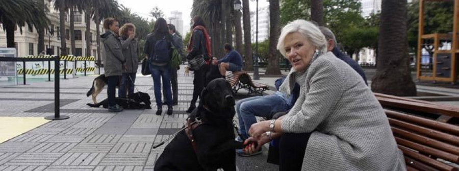 “Mi perro-guía es  lo más seguro que tengo para caminar”