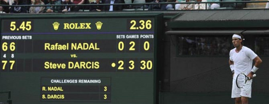 Nadal protagoniza la primera gran sorpresa al caer ante Steve Darcis