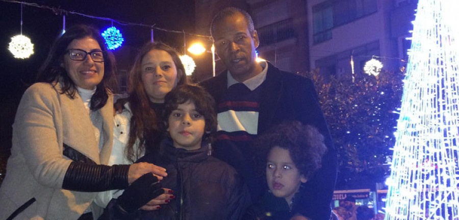 Una familia de Sada será la protagonista del encendido de las luces de Navidad en el municipio
