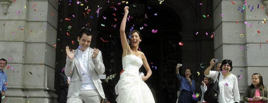 Las bodas se redujeron un 17% en la ciudad desde que comenzó la crisis