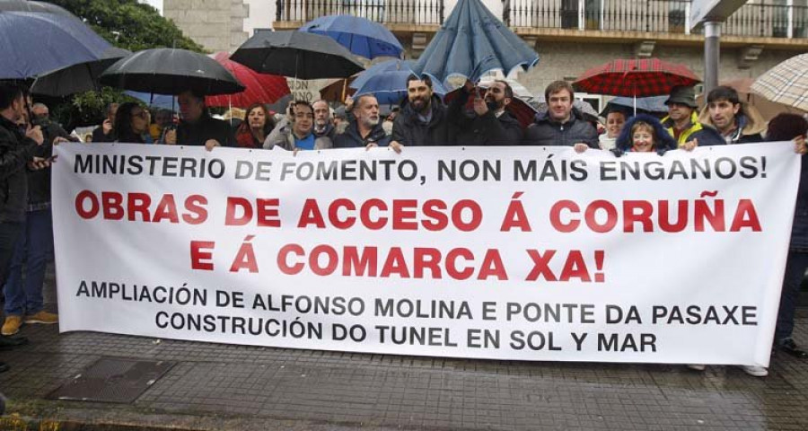 Oleiros critica a Fomento por asegurar que A Coruña tiene los mejores accesos de España
