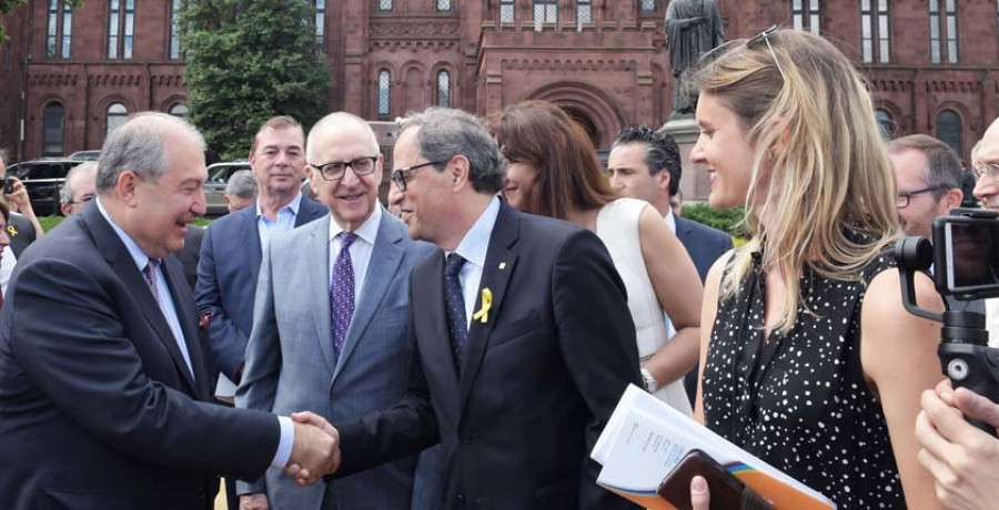 El Smithsonian cancela los discursos de Torra y Morenés en su evento folk