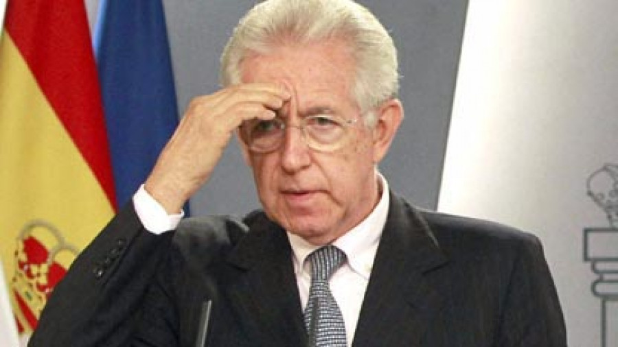 Monti estudia aprobar una bajada de impuestos en Italia antes de que finalice este año