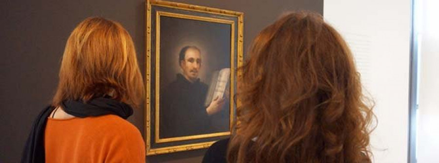 Un total de 1.500 personas visitan el Mubam para ver el cuadro de Goya 'San Ignacio de Loyola'